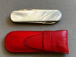 Altes Victorinox/Victoria Classic 58 mm Perlmutt - mit Etui