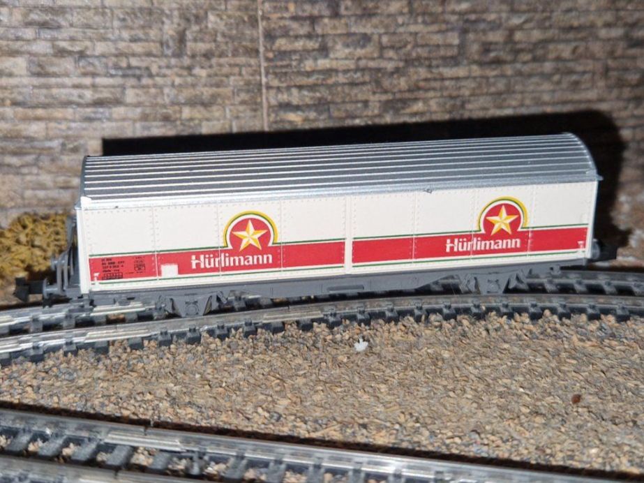Roco Modellini di ferrovie: Roco Spur N SBB Habis "Hürlimann Bier" – Usato da Unterengstringen venduto da b.kaiser81