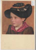 Pro Juventute - Mädchen aus Evolene - Francois de Ribaupierr