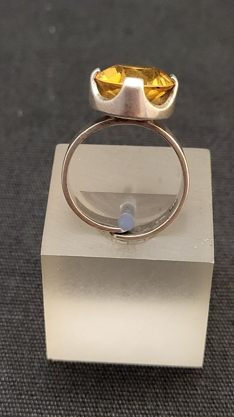 Ringe: Silber-Ring mit Citrin – Gebraucht aus Basel von spinne02 4