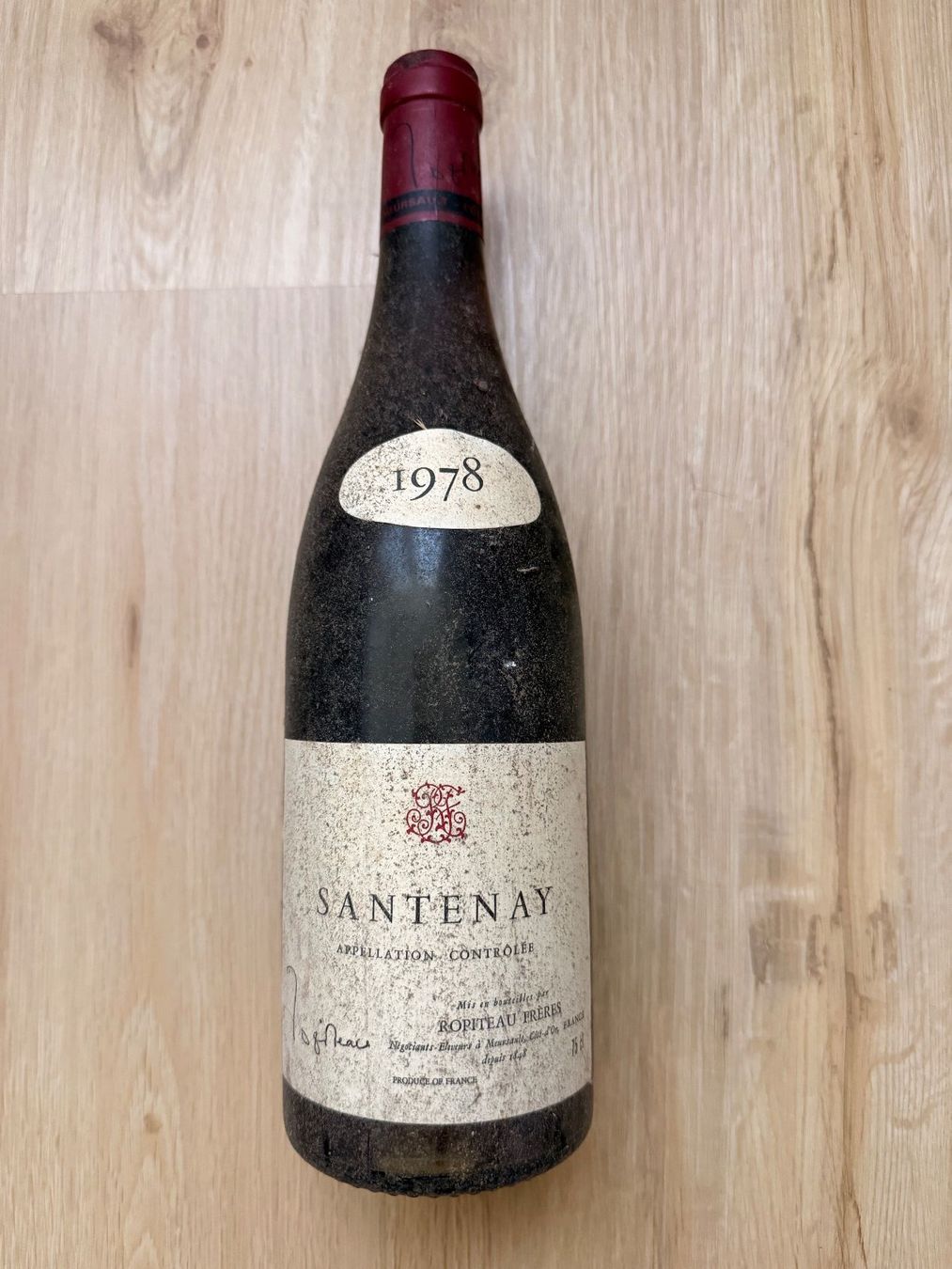 Vins: Santenay Ropiteau Frères 1978 – D'occasion à frutigen par matthibo