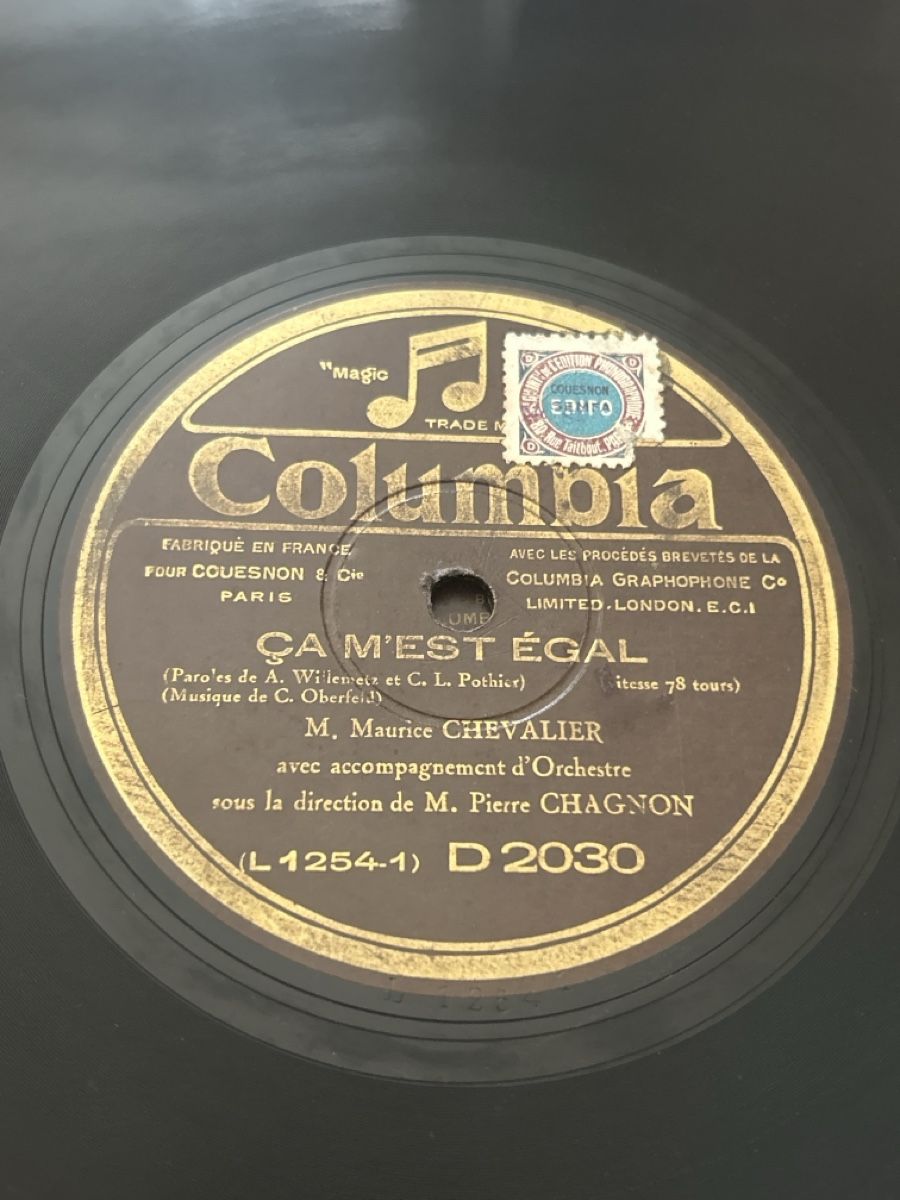 Dischi in vinile: 5 Schellackplatten Maurice CHEVALIER – Usato da Biel/Bienne venduto da NitnelavV 3
