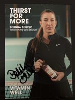 Autogrammkarte Belinda Bencic signiert, guter Zustand