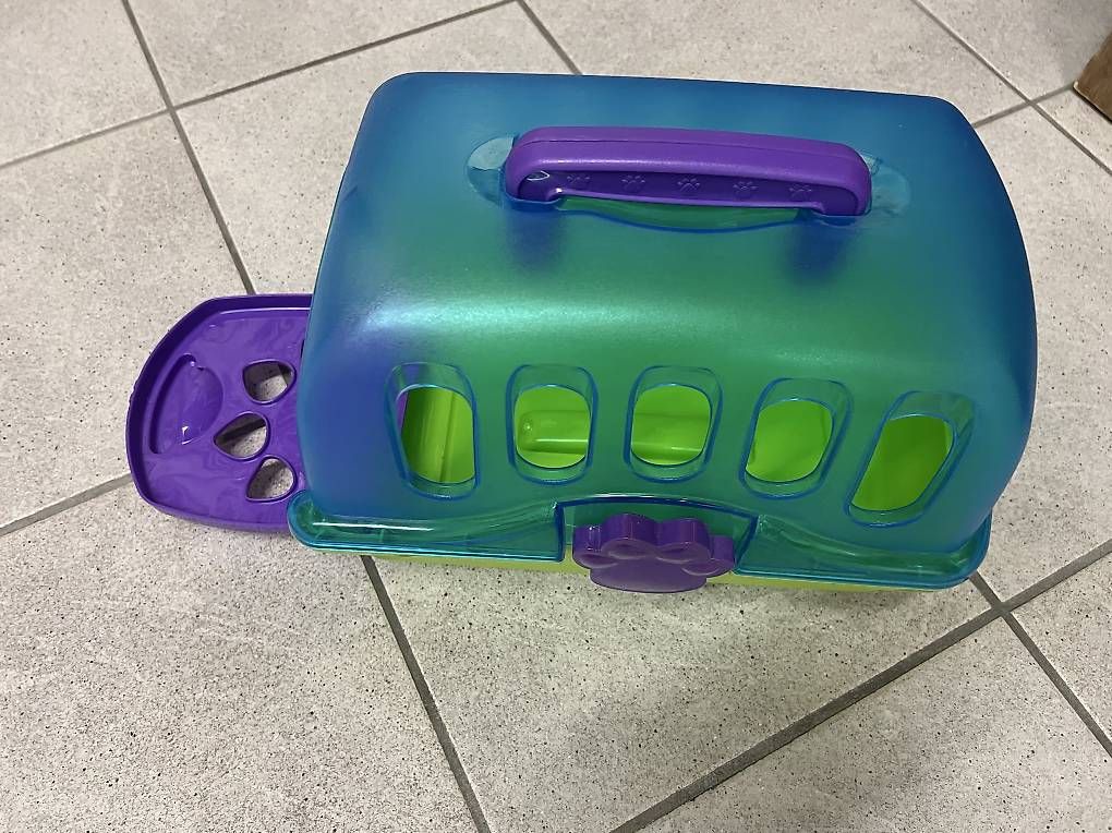 Gabbie, trasporto & Sicurezza: Hundebox mit Hund Sammie – Usato da Bremgarten venduto da Rabaan 1