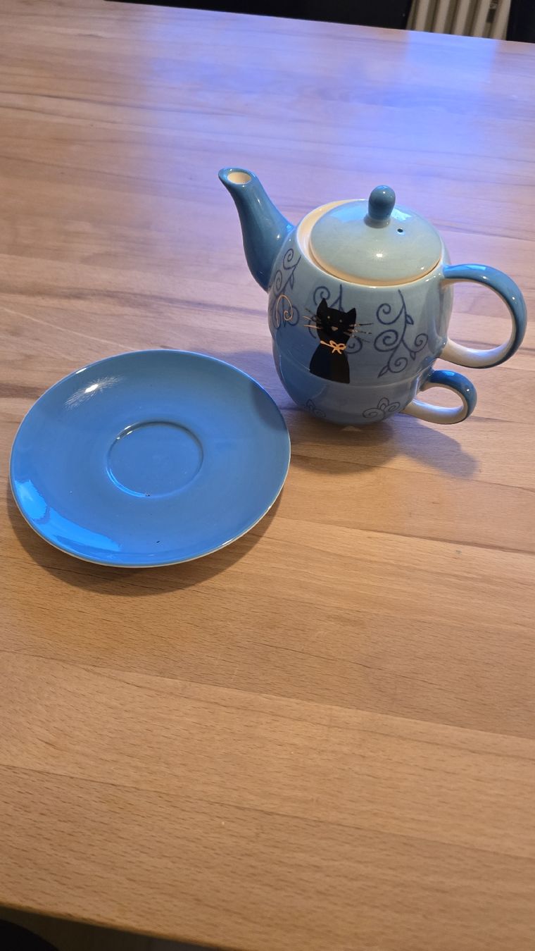 Set di piatti: Teekrug mit Tasse Neu – Nuovo (secondo la descrizione) da Sursee venduto da M_Z 3