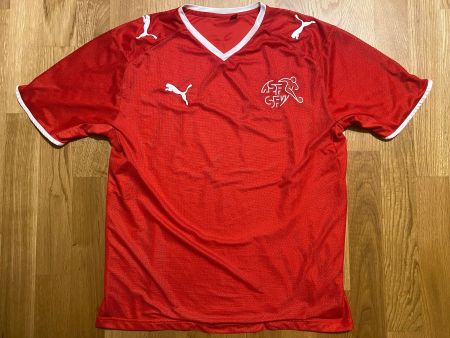 ORIGINAL SCHWEIZ NATI EM 2008 MAILLOT SUISSE PUMA SVIZZERA S