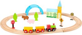 Holzeisenbahn "Stadt und Land" Set