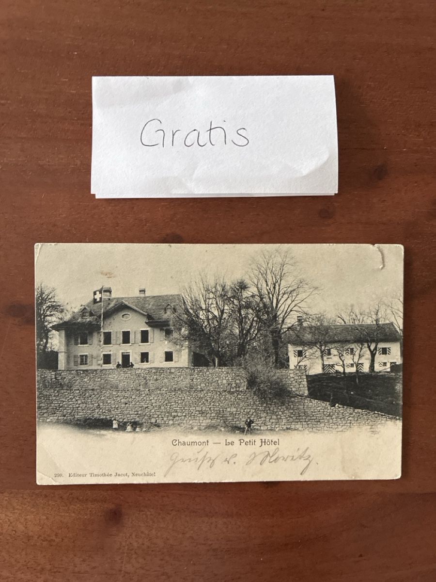 Cartoline postali: 7 Ansichtskarten Schweiz von Chaumont NE – Usato da Oftringen venduto da Cla.vD.74 4