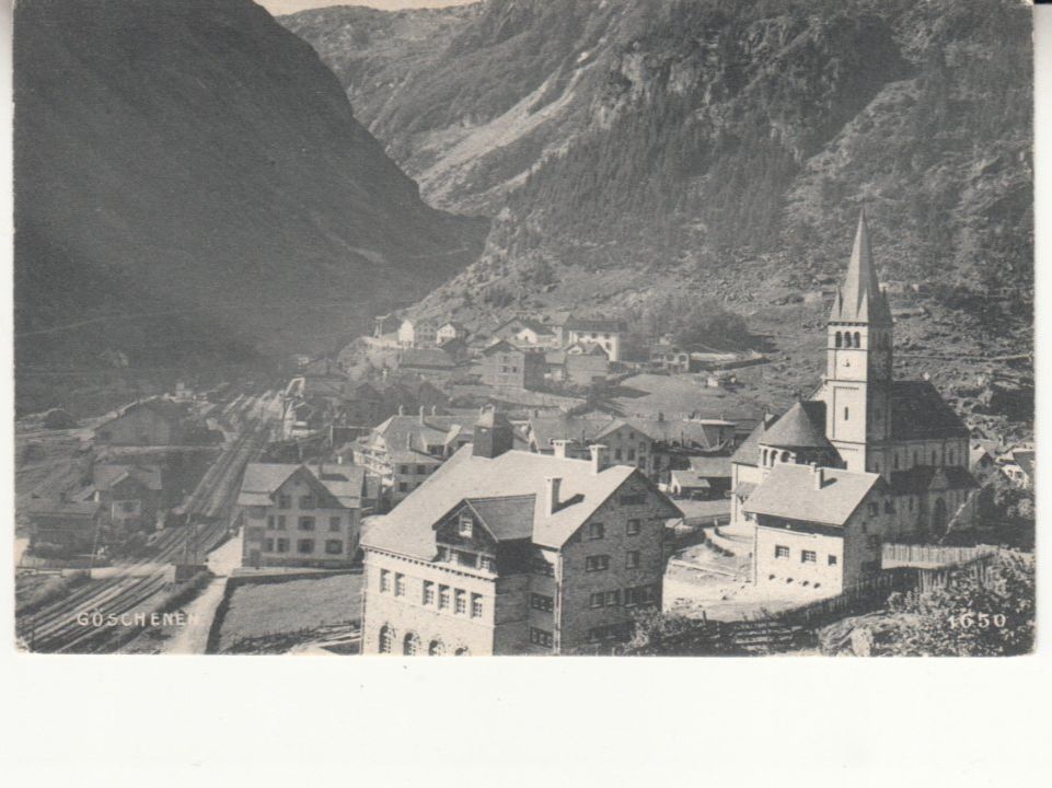 Cartoline postali: Göschenen ca. 1910 – Usato da Bürglen TG venduto da StampGraf