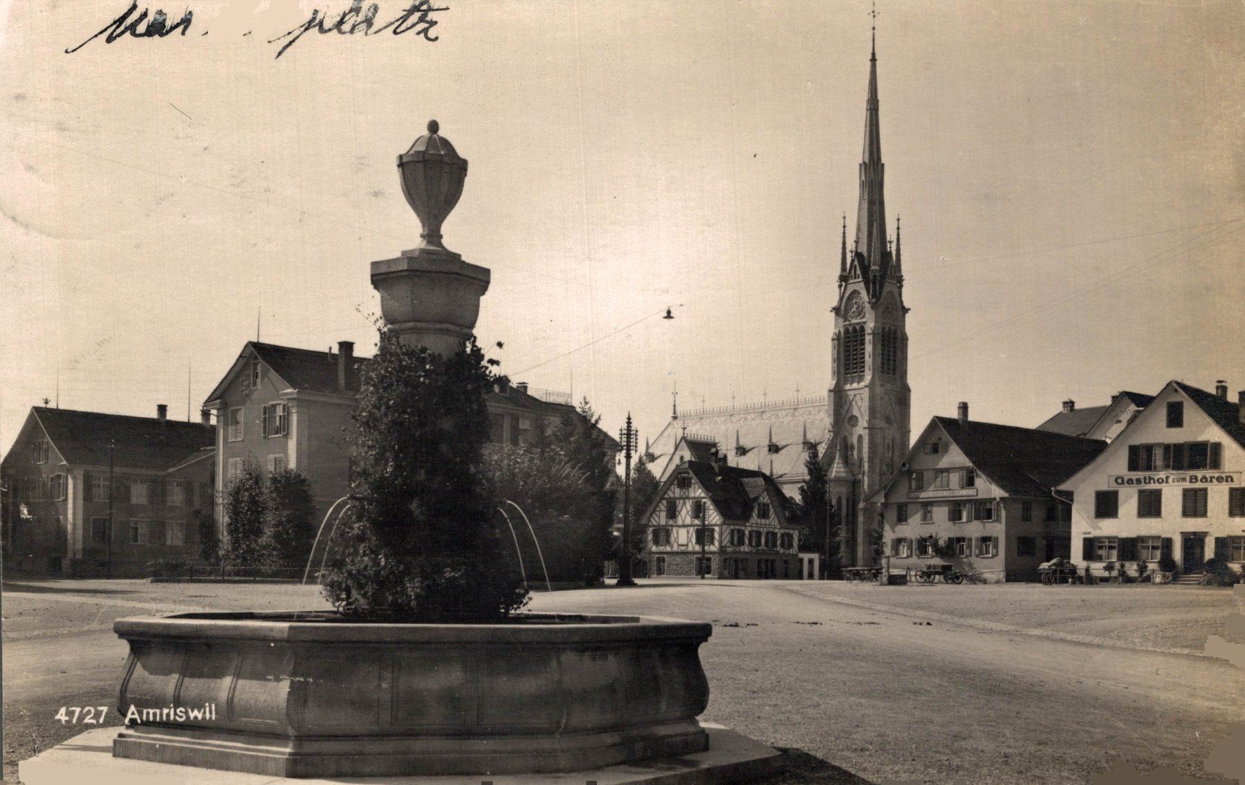 Cartoline postali: Amriswil, Marktplatz – Usato da Bronschhofen venduto da Astore