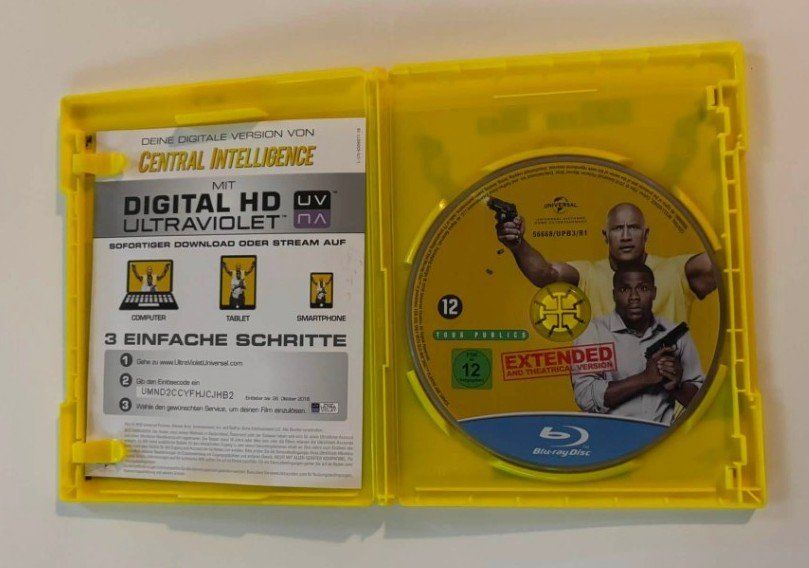 Alle DVDs: Central Intelligence (2016) Blu-ray – Gebraucht aus lupfig von maniacs666 1