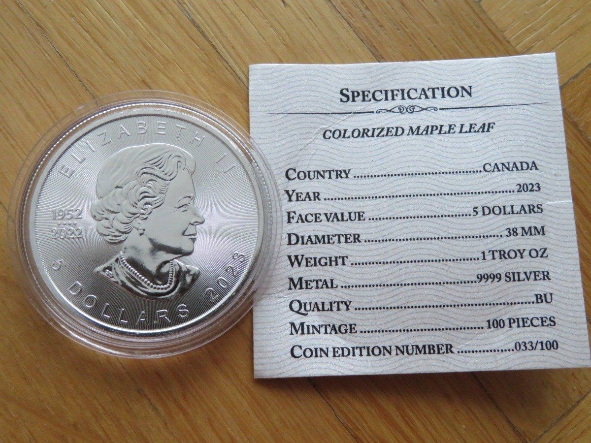 Tutti le monete: Mexico Skull 2023 Maple Leaf 1 OZ SILBER -COLOR EDIT – Nuovo (secondo la descrizione) da Wetzikon ZH venduto da Nicki6 2