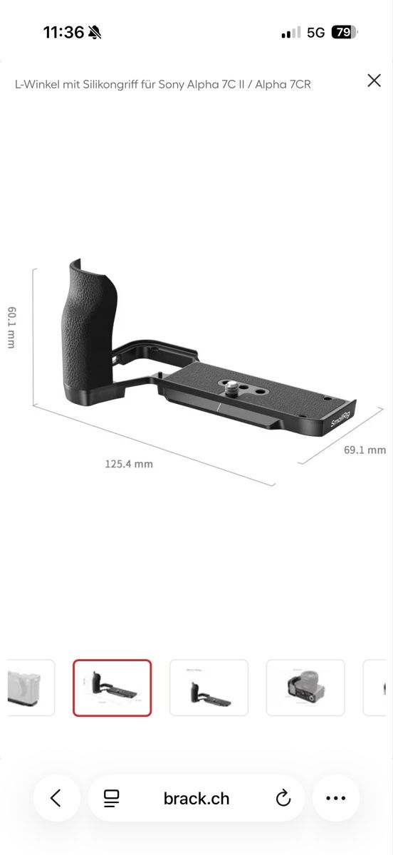 Sony Kamera: Sony A7C ii Smallrig Cage – Neu (gemäss Beschreibung) aus Zürich von Daveischda 1