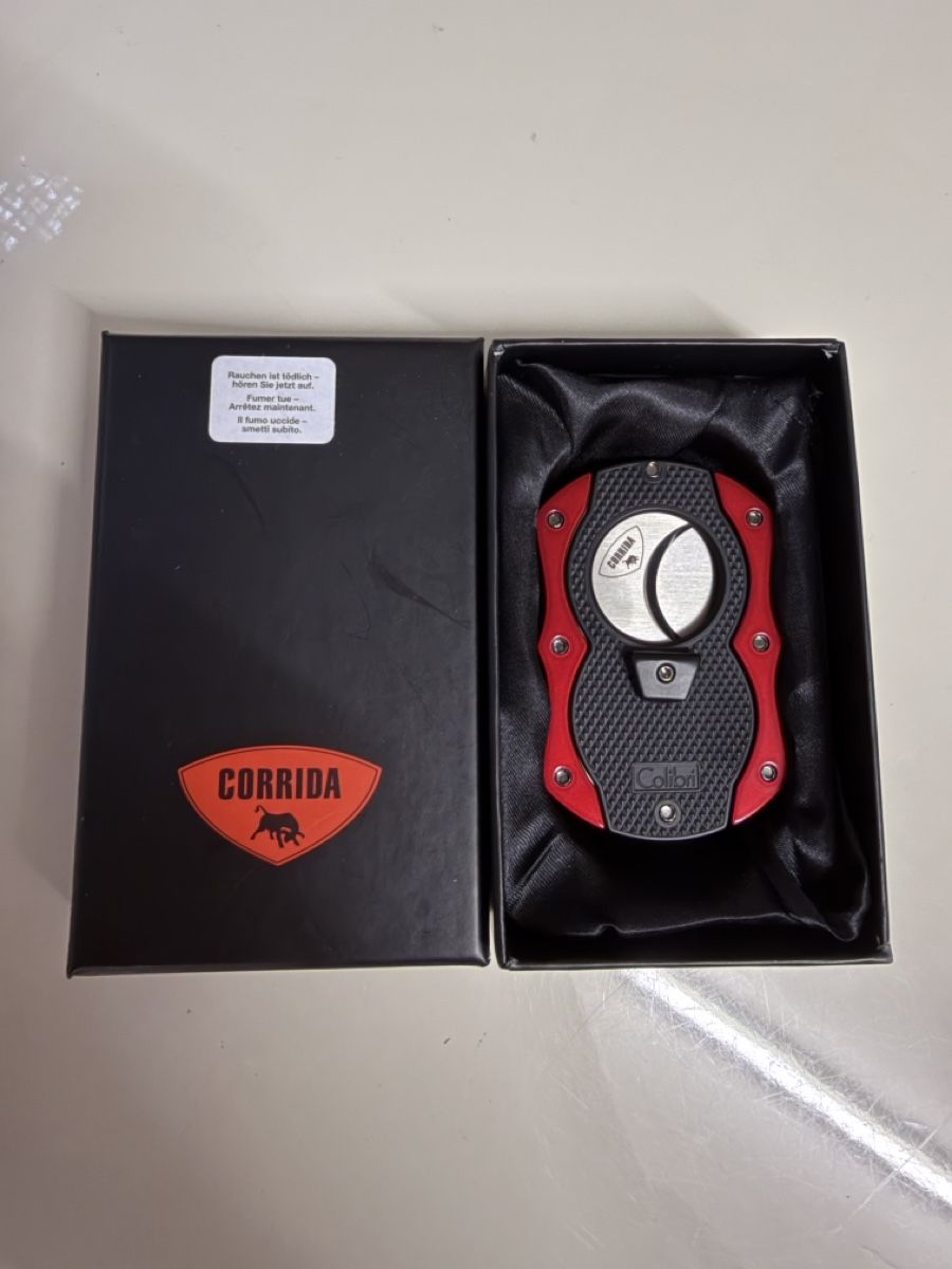 Alle Werkzeuge: Colibri CORRIDA Zigarren Cutter - rot / schwarz – Neu und originalverpackt aus Itingen von Habano1492