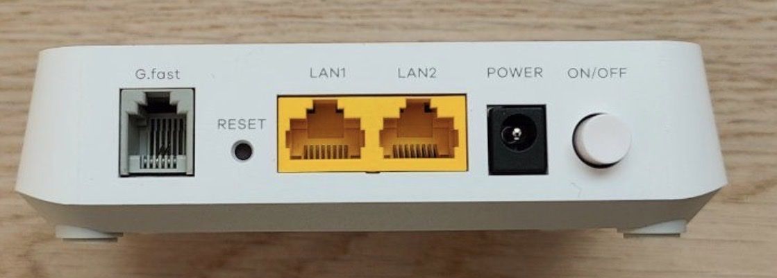 Zyxel Modems & Router: Zyxel GM4100 G.Fast Bridge – Gebraucht aus Allschwil von adrke 1