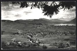 AK Alosen, Blick auf Ägerisee und Alpen