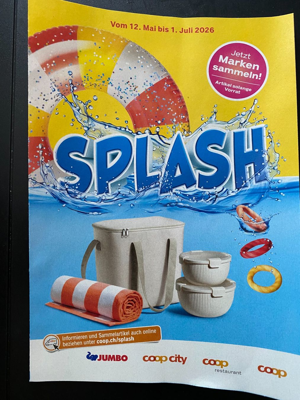 Coop Raccolte di bollini & punti: 11  Coop Sammelmarken  SPLASH  Sommer – Nuovo (secondo la descrizione) da Niederrohrdorf venduto da park5 1