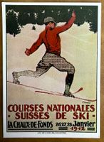 La-Chaux-de-Fonds - Course de ski 1912 - Repro