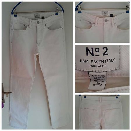 ***H&M*** Jeanshose weiss Gr 31/32