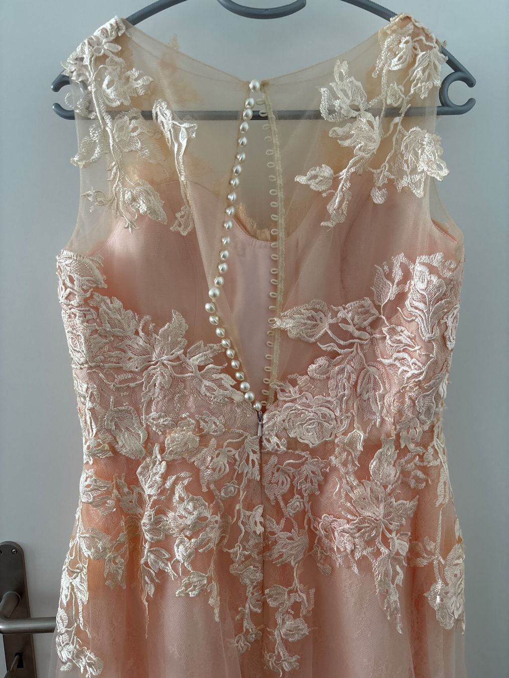 Kleider: Abendkleid rosa lang Spitze Grösse 38 – Gebraucht aus Amriswil von lom_g25z 3