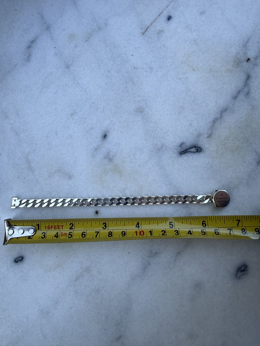 Gucci Bracciali & Braccialetti: Gucci chain bracelet silver 17cm – Nuovo e nell'imballaggio originale da Zürich venduto da maurice1212 5
