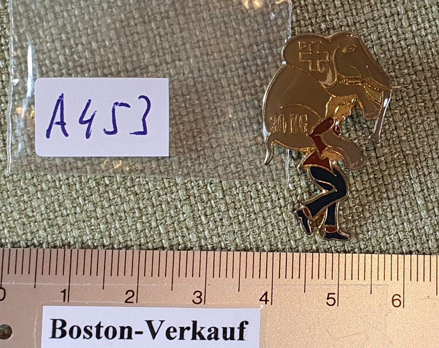 Spille: A453 - Pin PTT Elefant 30KG – Usato da Reinach BL venduto da Boston-Verkauf 2