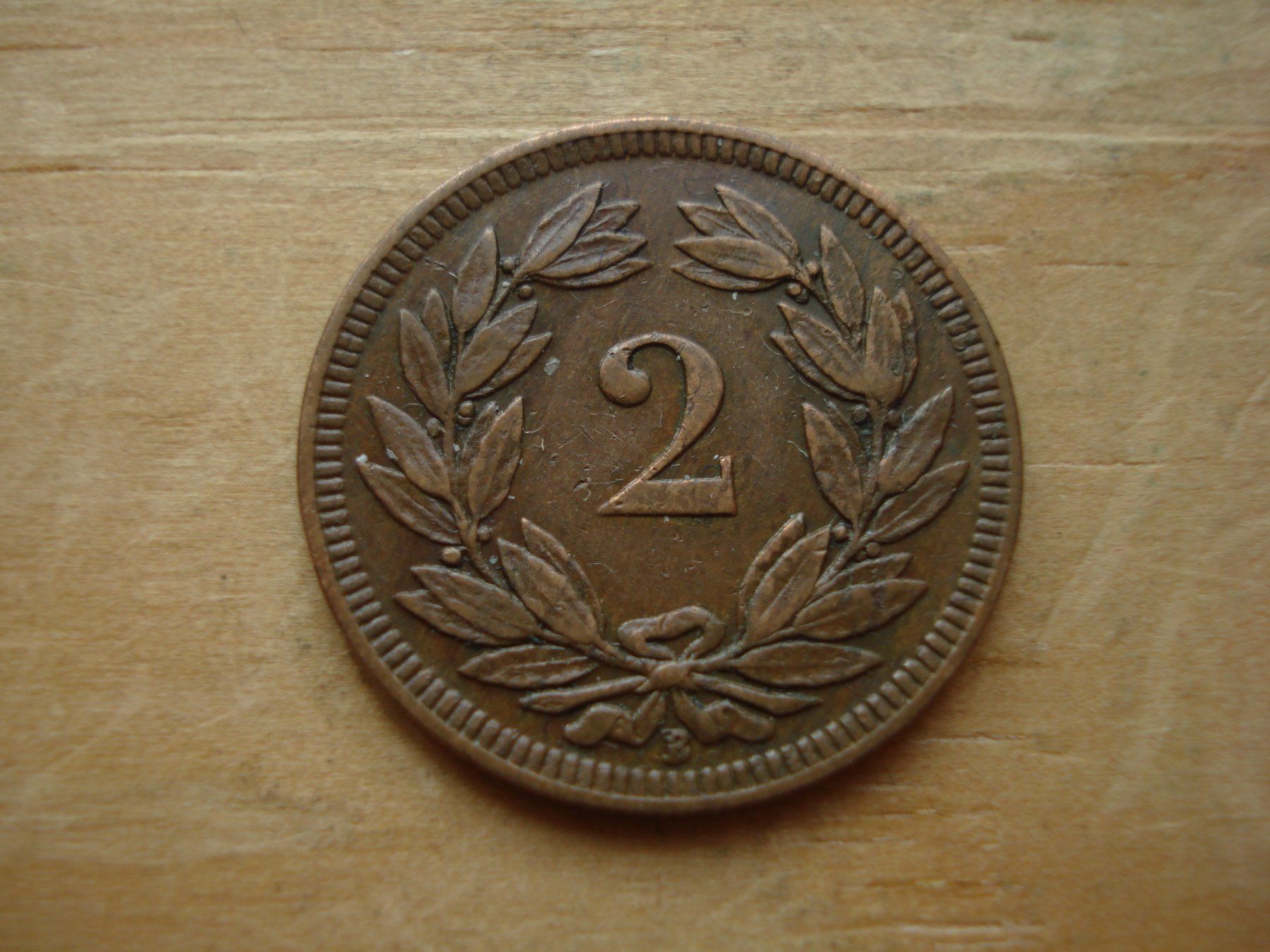Tutti le monete: (Z3) 2 Rappen 1902 – Usato da Erlach venduto da Net-Coins 1