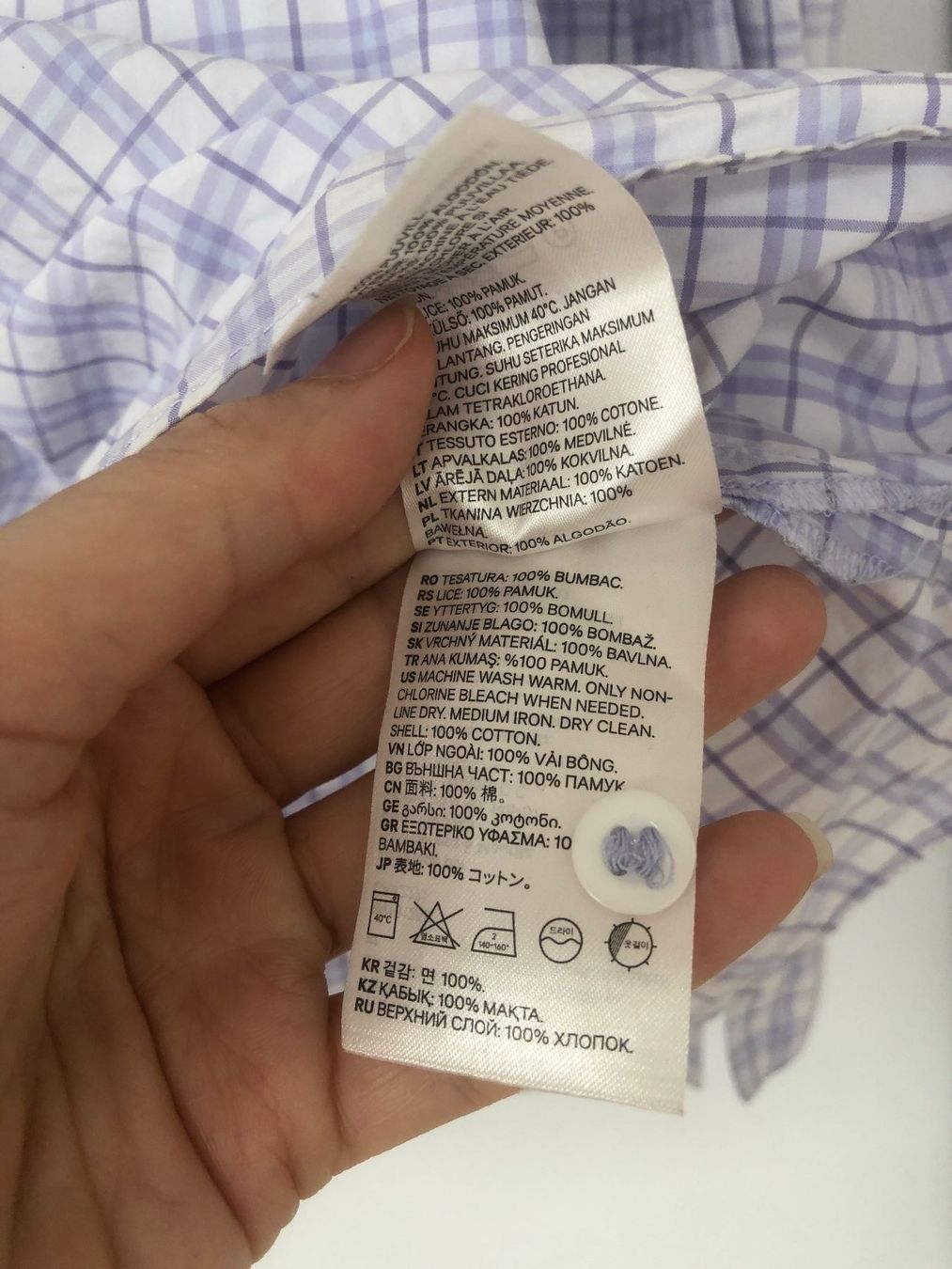 H&M Chemisiers: Vintage Hemd mit Karomuster, Gr. 38 / M, H&M – D'occasion à Zürich par Ambrette9 5