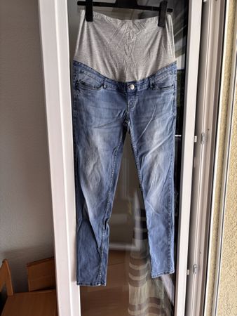Umstandshose Esmara Super Skinny blau Grösse 40 gebraucht