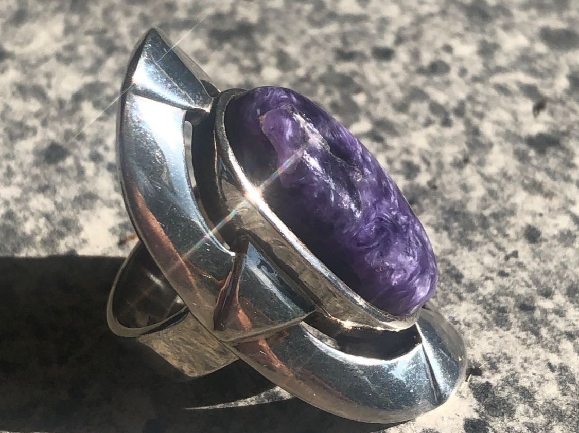 Anelli: CHAROIT  Cabochon in Silber Ring !!! Grösse : 56 – Nuovo (secondo la descrizione) da Seftigen venduto da tigers12