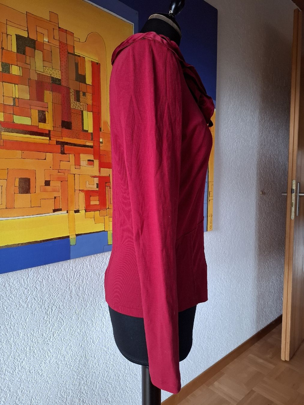 Giacche: Jacke Gr 38 Rot pulli herbst Reissverschluss romantisch 43 – Usato da Vinelz venduto da sonnenmond77 8