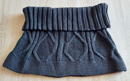 Neue warmer Strick-Rollkragen