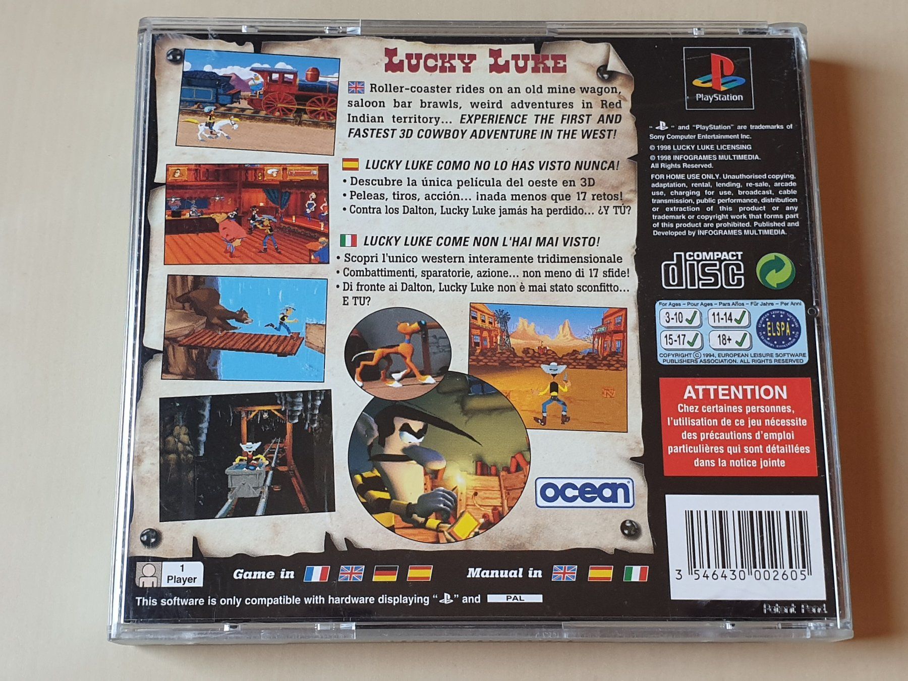 Sony Giochi: Lucky Luke – Usato da Stansstad venduto da collectorsshop 1