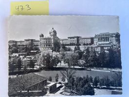 alte Ansichtskarte Bern Bundespalast 1955 Musikfest