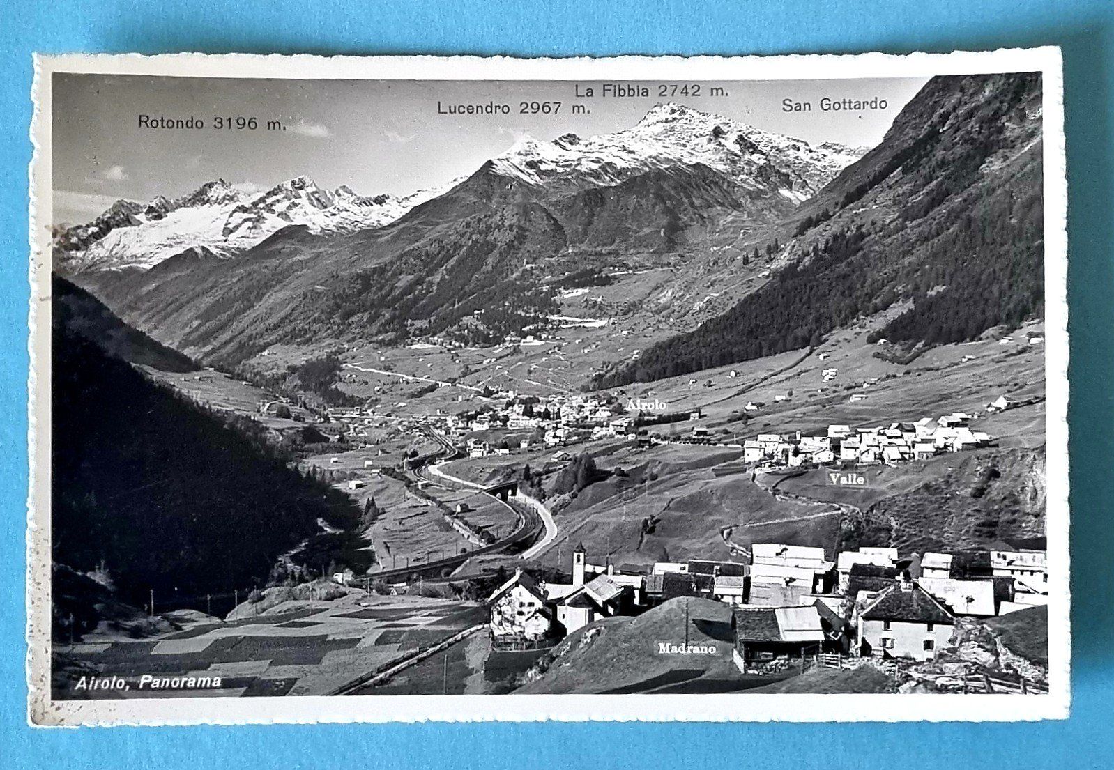 Ansichtskarten: Airolo - Panorama – Gebraucht aus Rothrist von RROENK