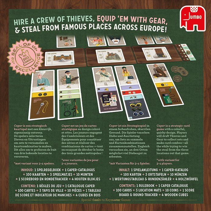 Giochi: Caper (D,E,F,N) – Nuovo e nell'imballaggio originale da Winterthur venduto da Oellampe 1
