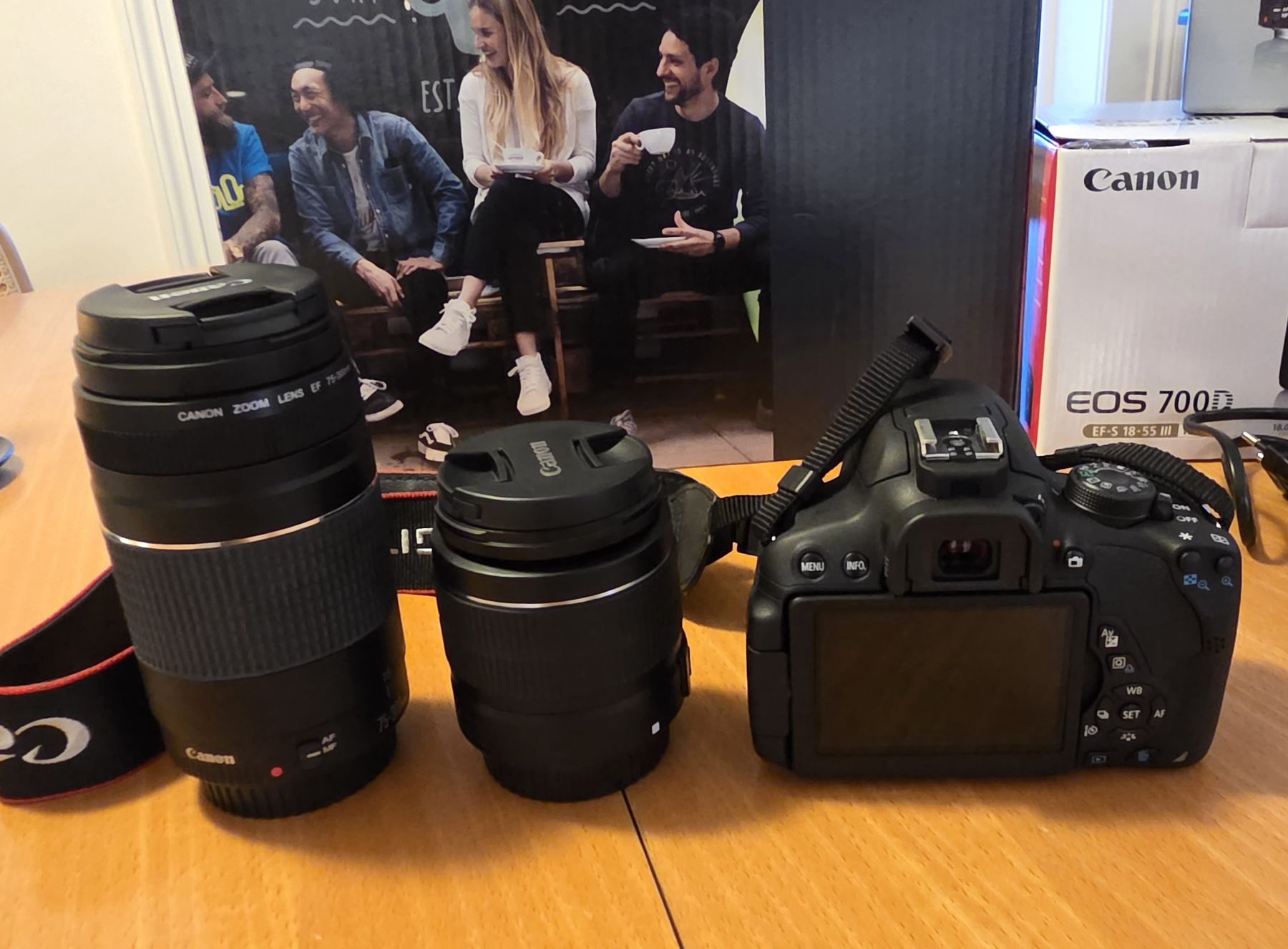 Canon Fotocamera: Canon EOS 700D Camera Kit mit Objektiven und Tasche – Nuovo (secondo la descrizione) da Nidau venduto da Grumpyrainbow 1