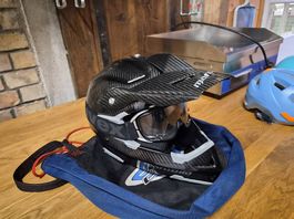 Motorrad Helm Marushin Rs Mx-Full Carbon 850g