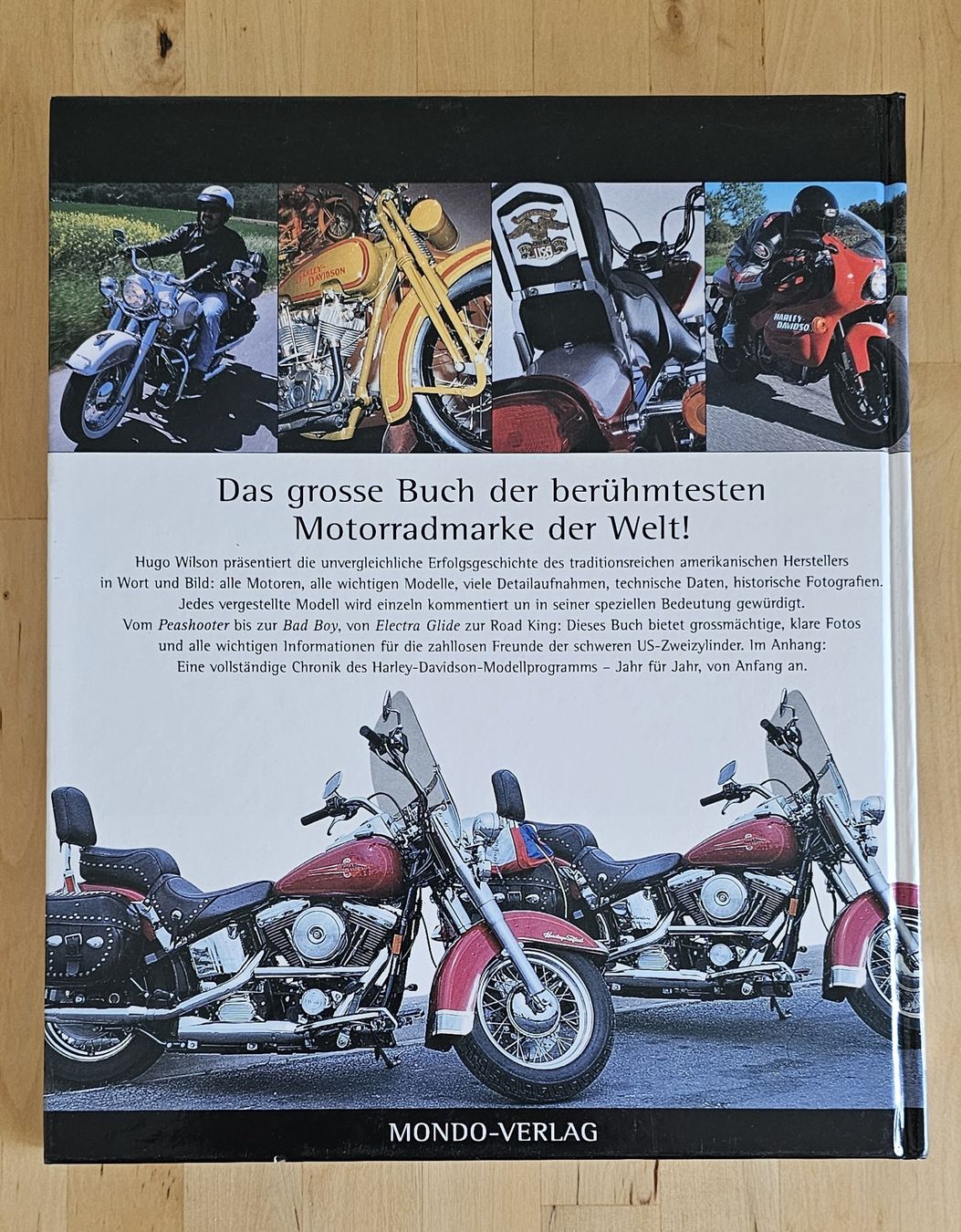 Livres: HARLEY-DAVIDSON Modellgeschichte 1903-2000 Buch Hugo Wilson – D'occasion à Lengnau BE par Savage3 1