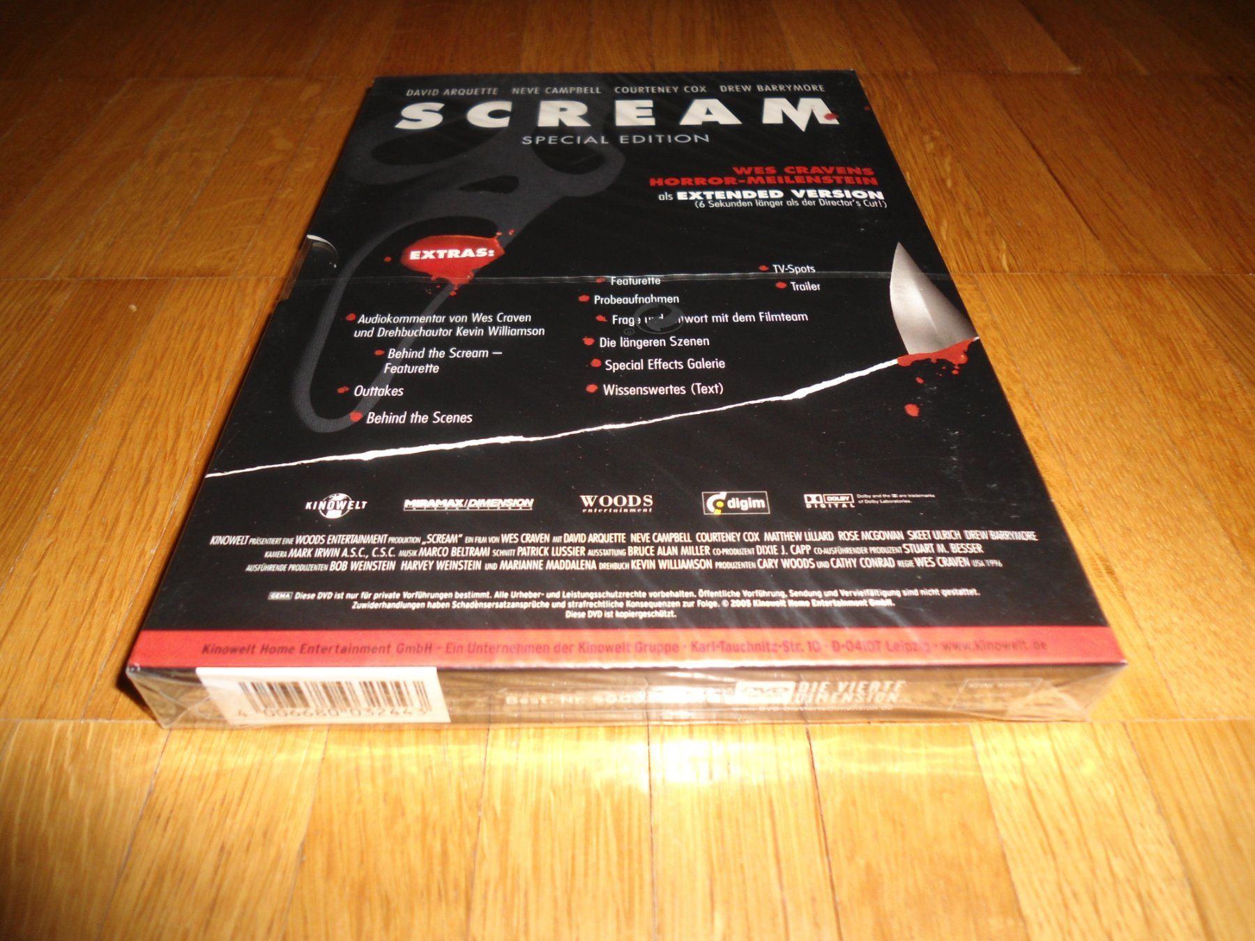 Tutti i DVDs: Scream - Special Edition - UNCUT – Nuovo e nell'imballaggio originale da Basel venduto da havsok 1