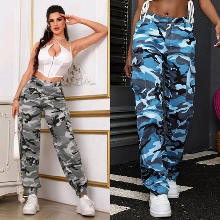 Camouflage Hose Gr. S (grau oder blau) - VERSAND möglich