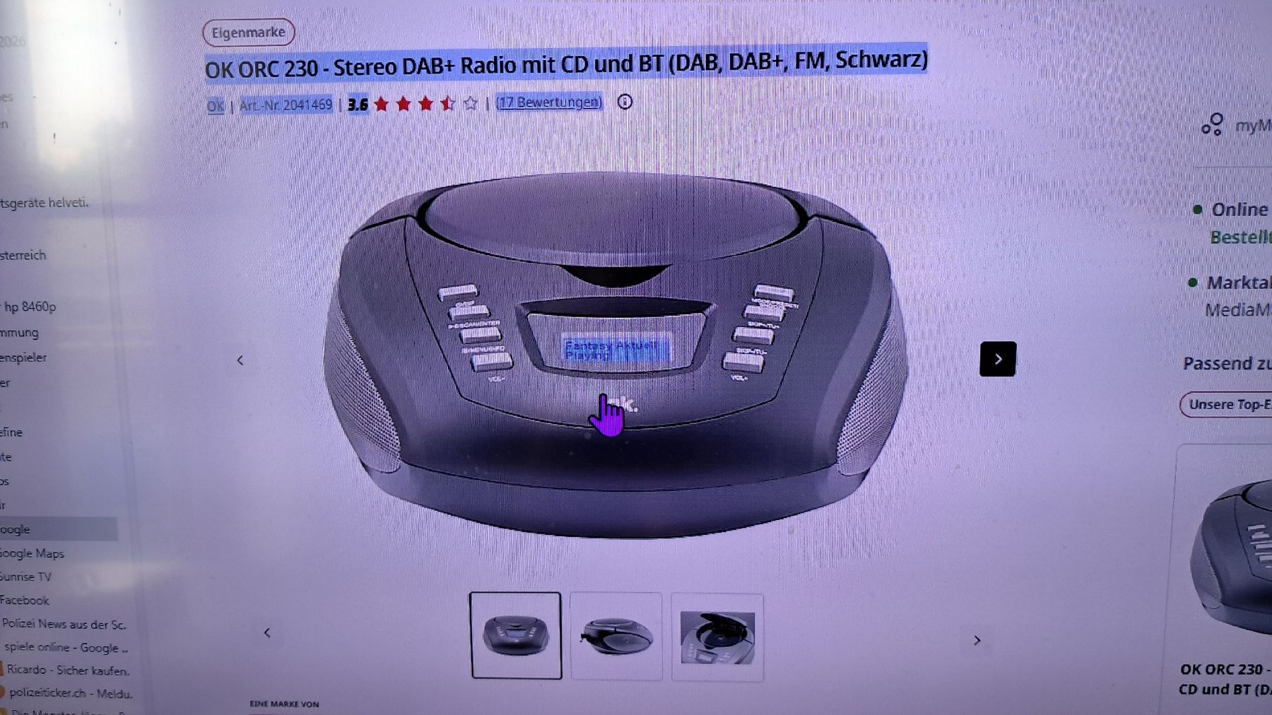 Radios: radio mit dab cd  ukw – Neu und originalverpackt aus Oberentfelden von Caot10 1