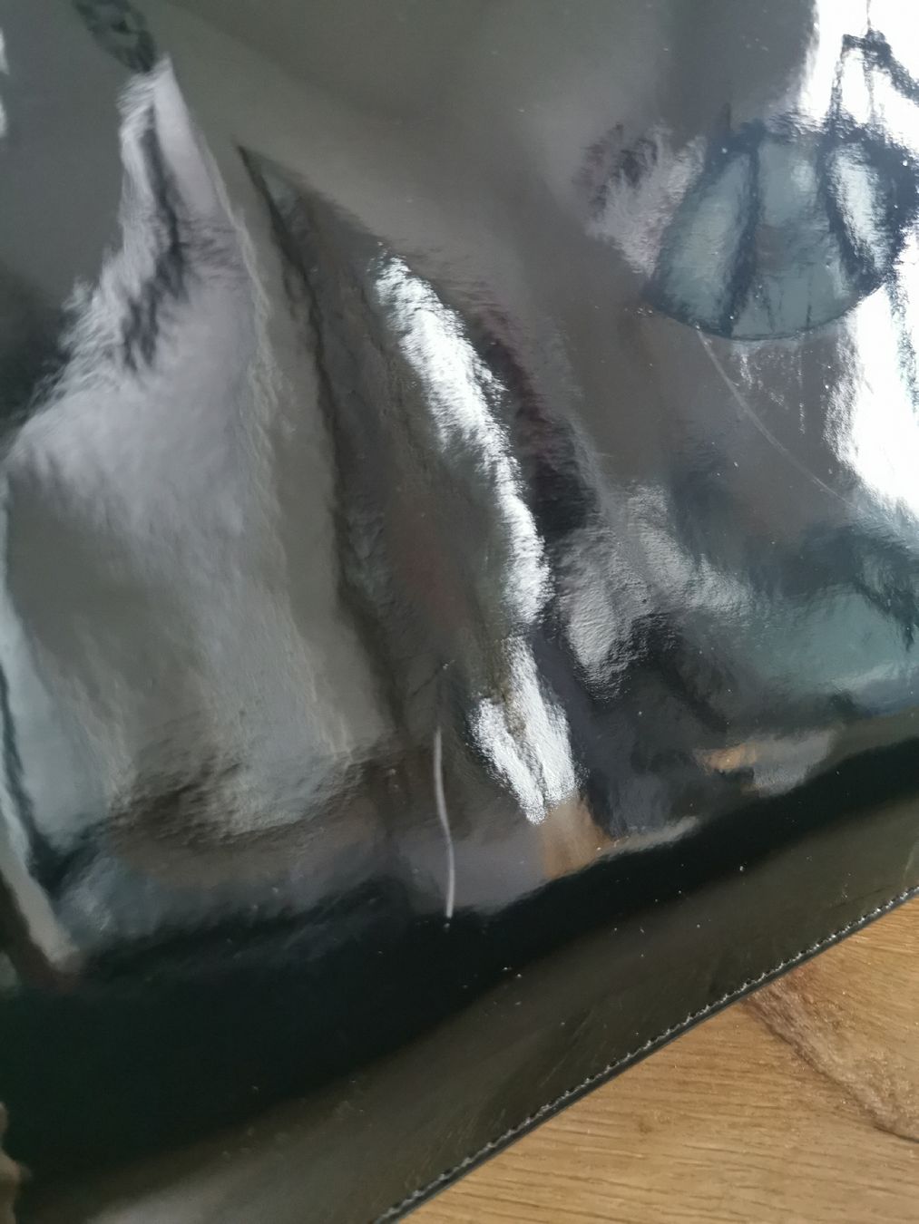 Borse da donna: Schwarze Lack Handtasche, WITTCHEN Handmade – Nuovo (secondo la descrizione) da Kaltbrunn venduto da PoleDanceFeldbachZH 3