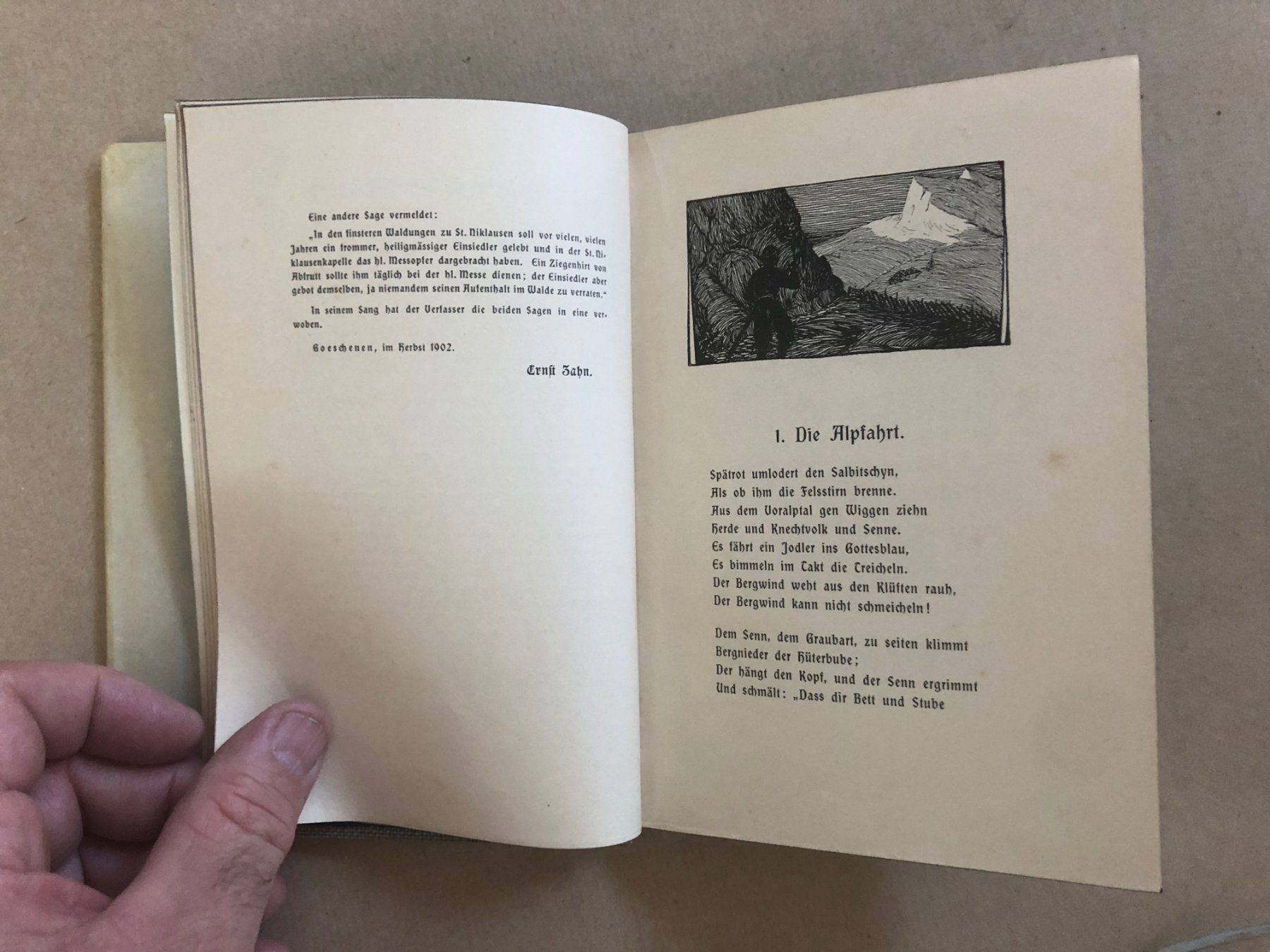 Libri: Ernst Zahn: Der Jodelbub und anderes. 1902 – Usato da Zürich venduto da allp 6
