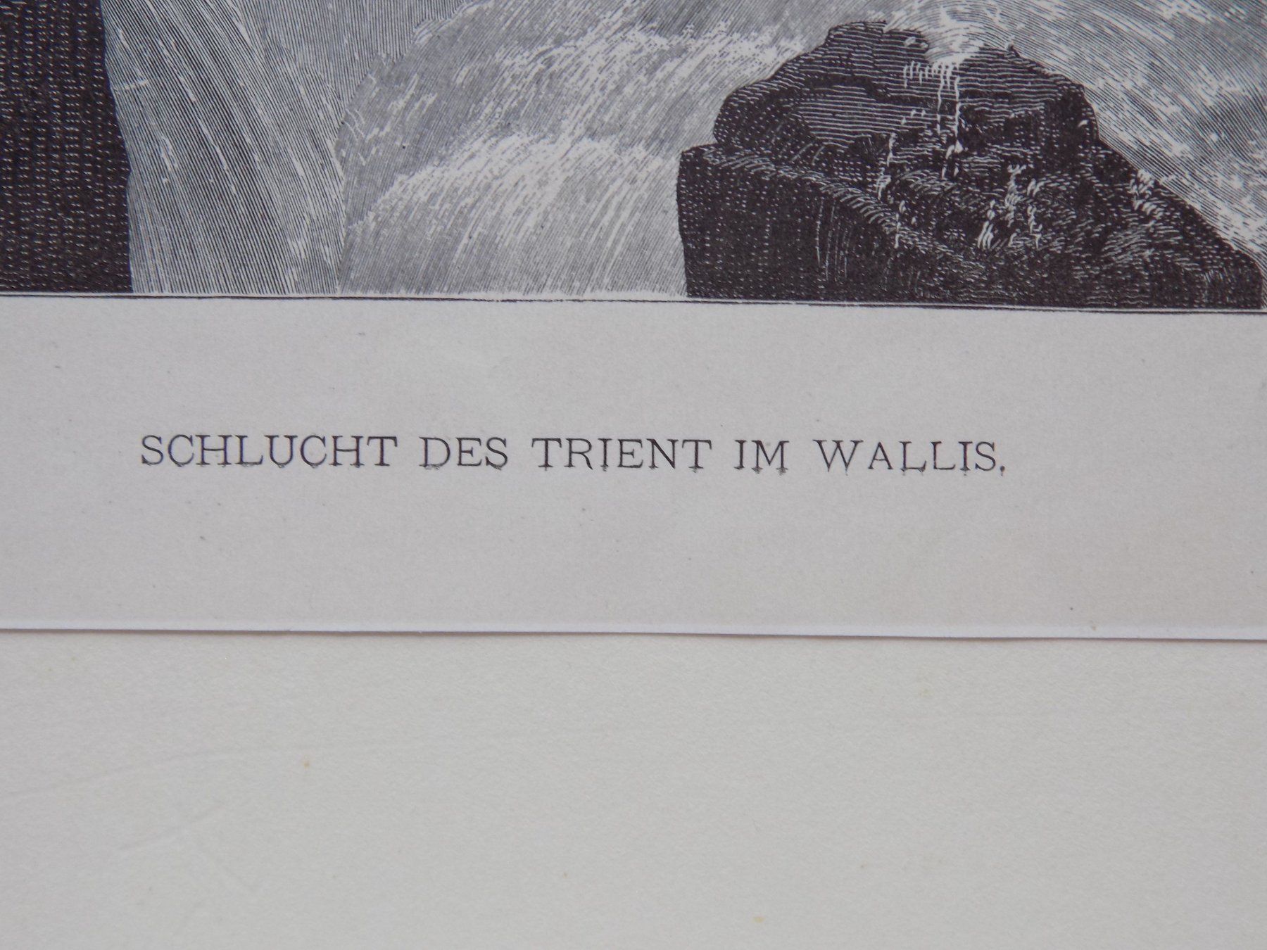 Incisioni: Trient Schlucht im Wallis – Usato da Risch venduto da Rischli15 2