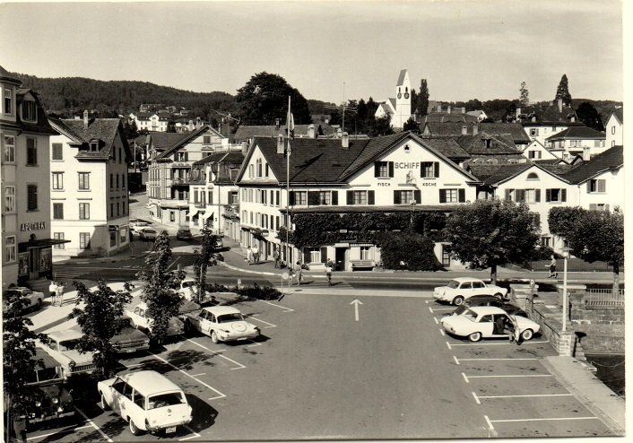 Cartoline postali: MÄNNEDORF am Zürichsee - Auto – Usato da Jona venduto da philajona