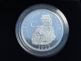 Seymour Panther 1 OZ Silber Proof/ PP Tudor Beasts Unze 2022