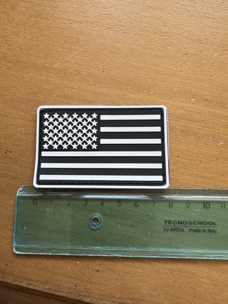 Insignes: USA Flaggen Patch Klett schwarz/weiss oder Aufnäher – Neuf (Voir description) à Winterthur par Teflonbrauer 1