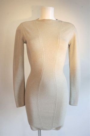 Alaia Kleid in hellem eisblau vintage