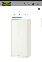KLEPPSTAD Kleiderschrank, 2 Türig, weiss — 79x55x176 cm